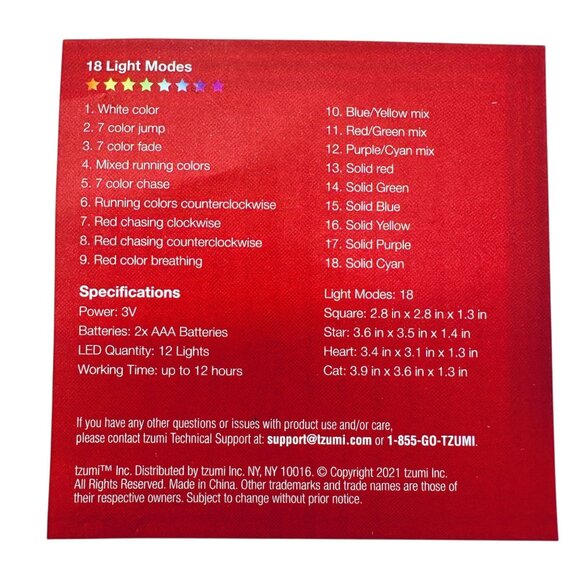 RGB Selfie Halo Light Clip-On Cat Ears Design Vlogging Series 18 Color Combos - Picture 7 of 9